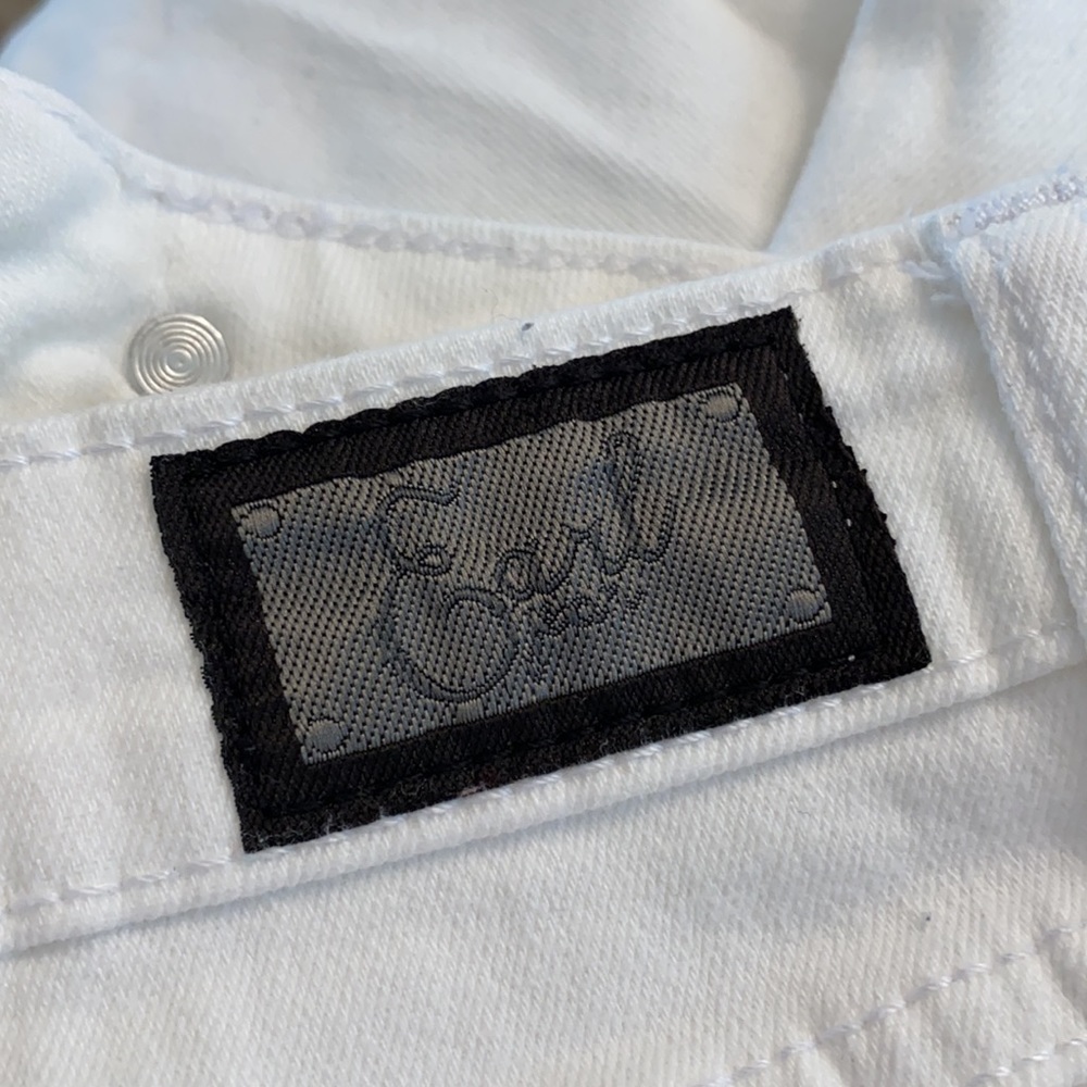 Earl Jean White Cropped jeans 8 - Picture 6 of 11